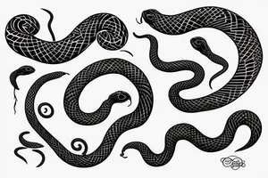 Body of  a snake tattoo idea