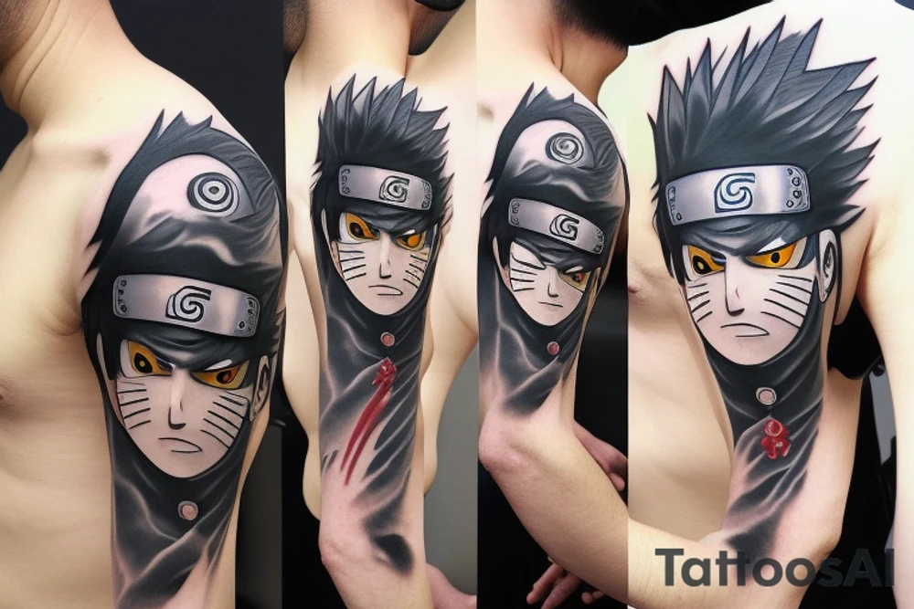 Kakashi, naruto, itachi, saske tattoo idea