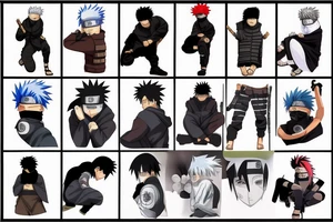 Kakashi i naruto i itachi i saske na całym rękawie oddzielnie tattoo idea