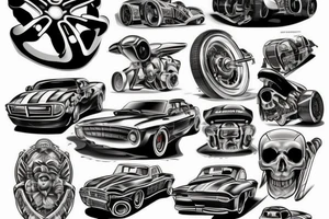 Petrolhead tattoo idea