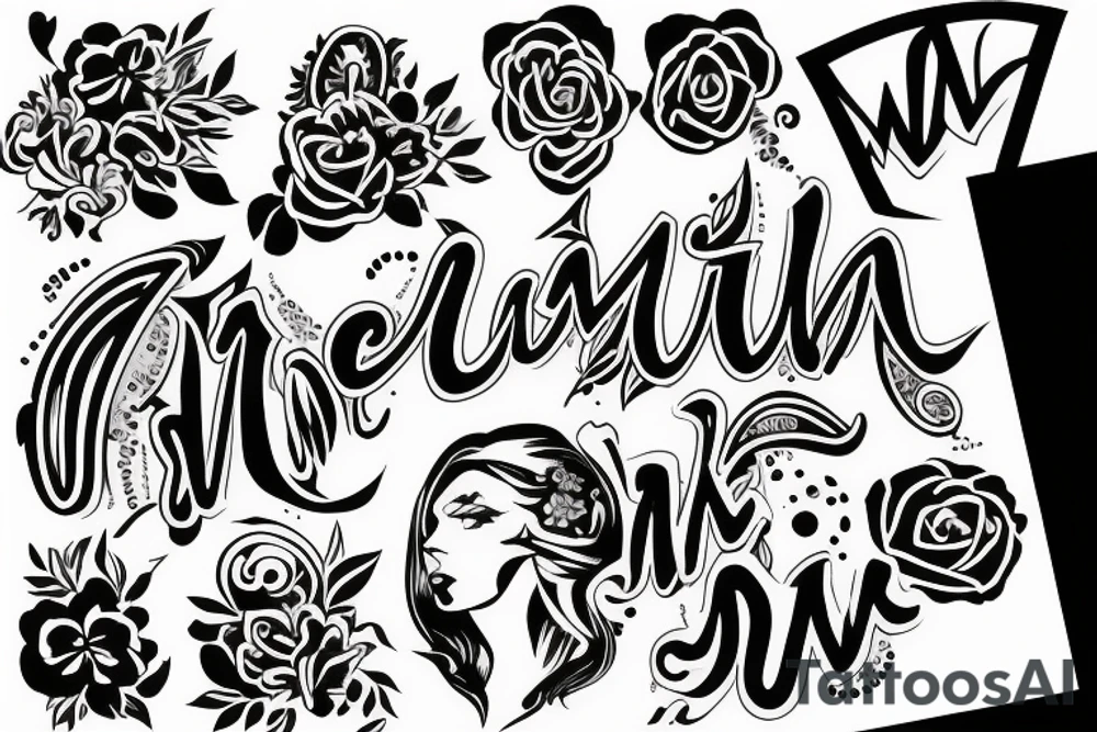 Moira's name tattoo idea