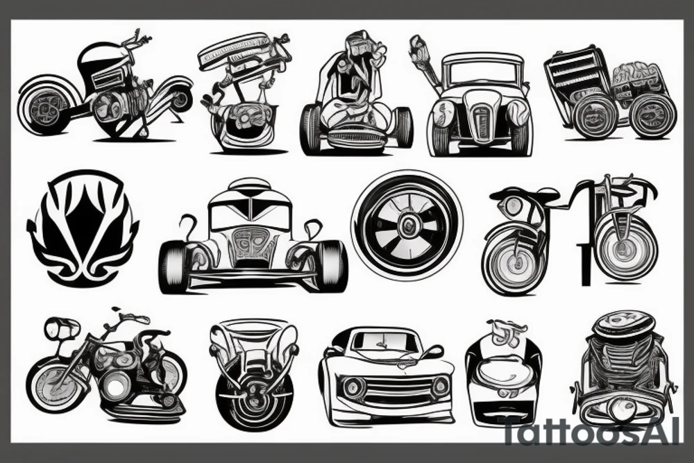 Petrolhead tattoo idea