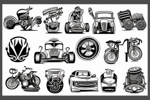 Petrolhead tattoo idea