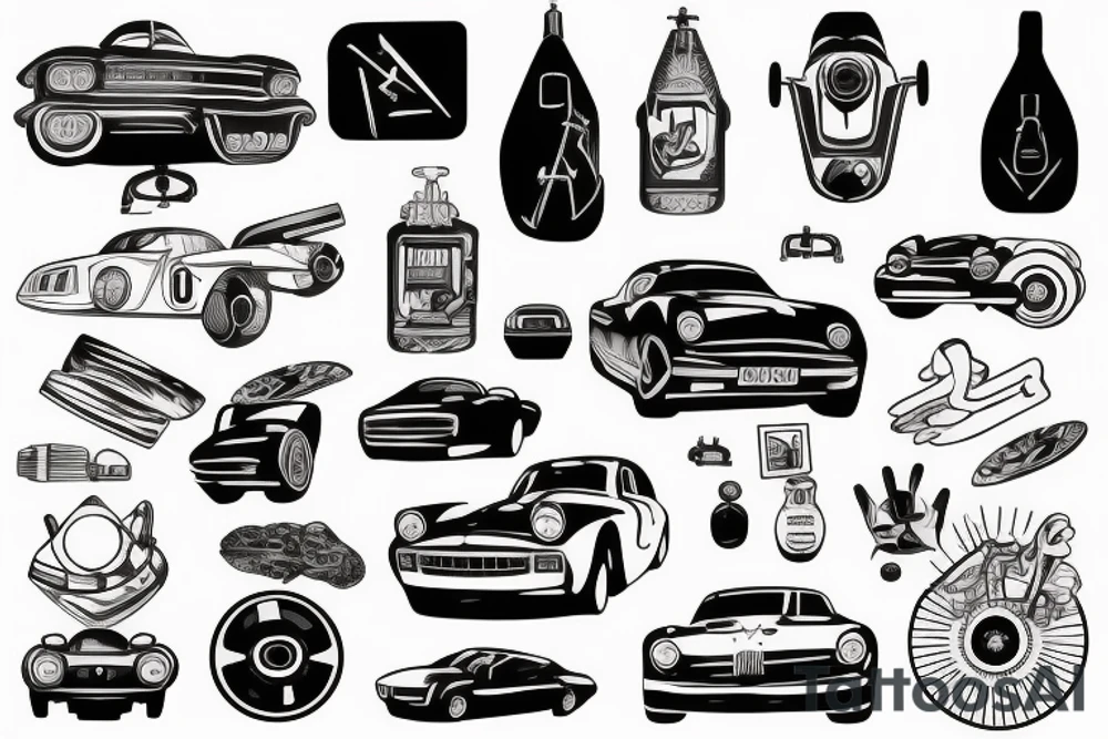 Petrolhead tattoo idea