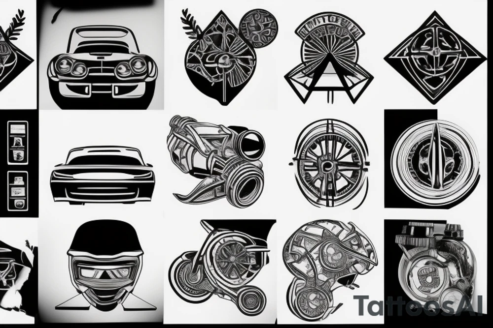 Petrolhead tattoo idea