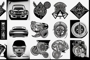 Petrolhead tattoo idea