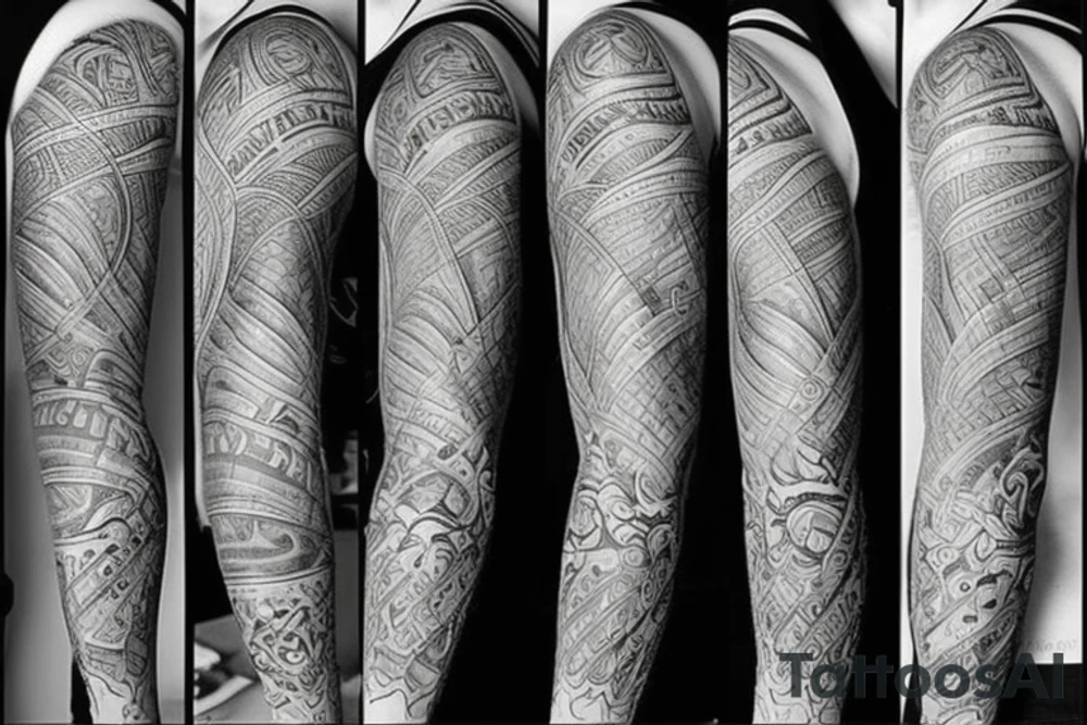 Full arm tattoo idea