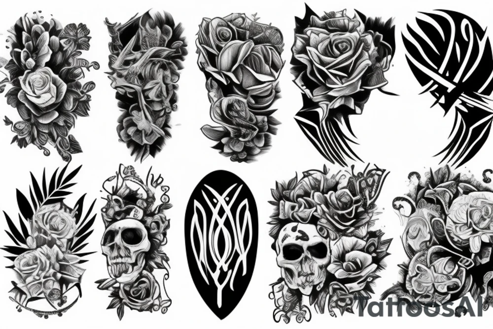 Full arm tattoo idea