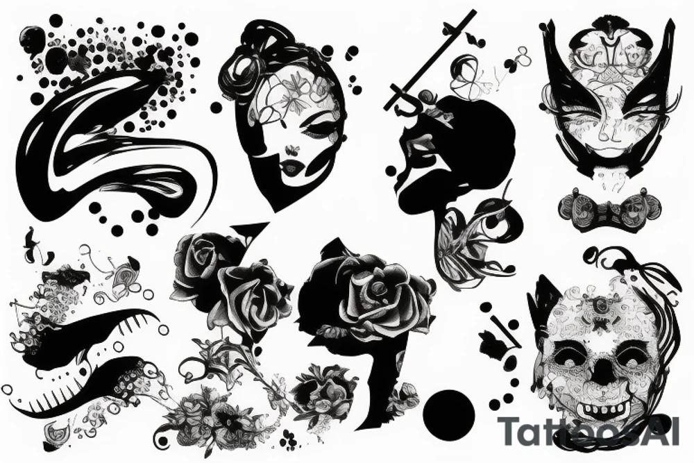 newschool with cigarette tattoo idea