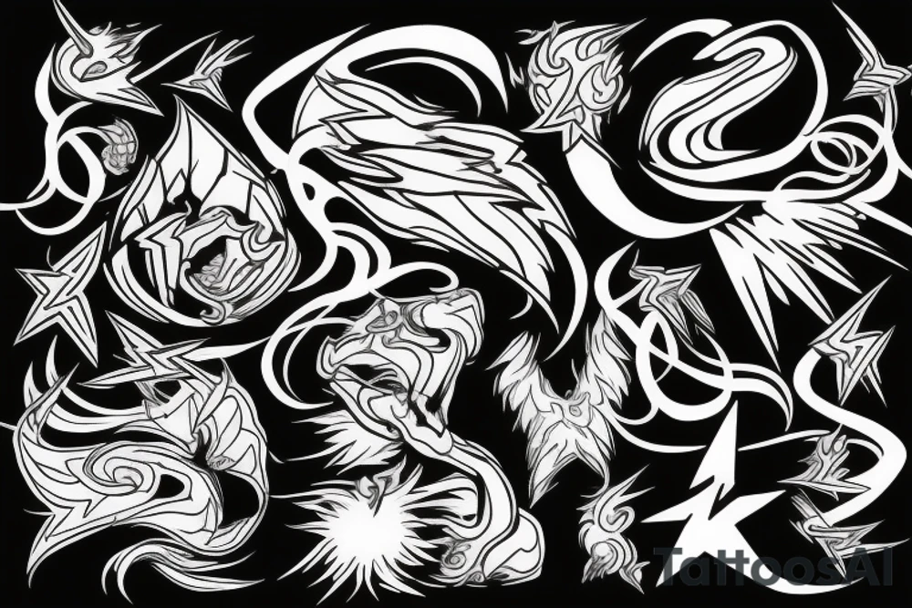 Lightning tattoo idea