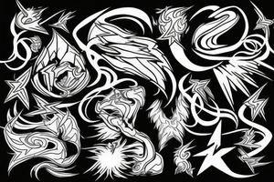 Lightning tattoo idea