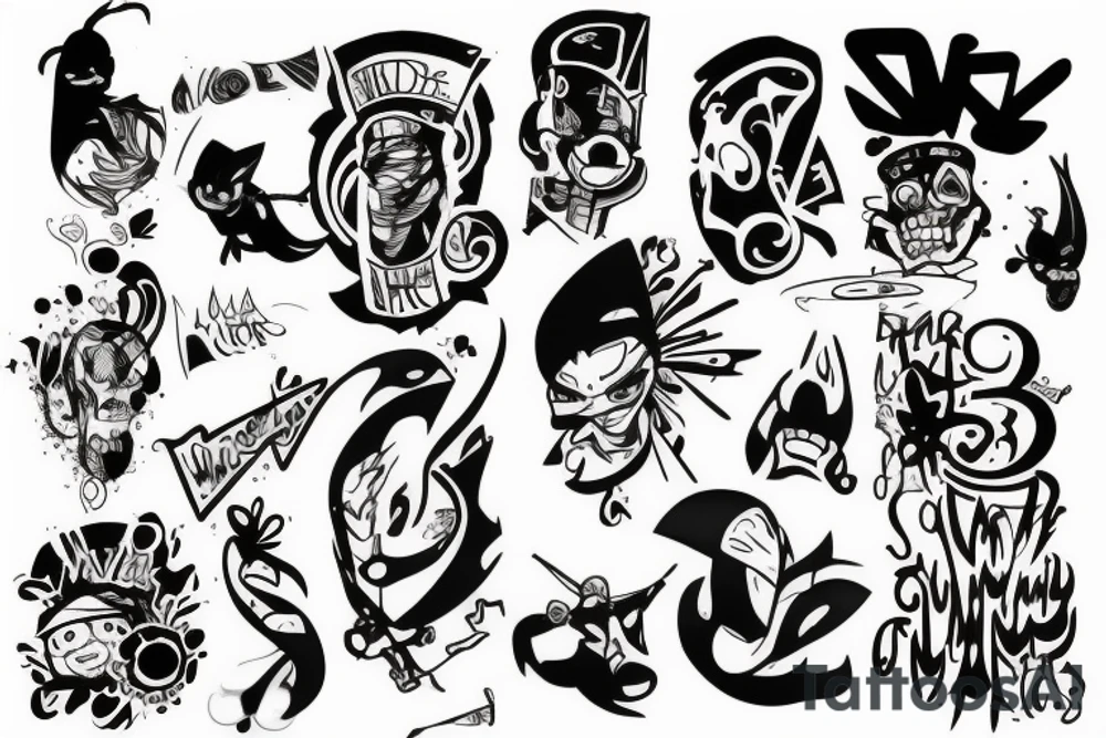 graffiti tattoo idea