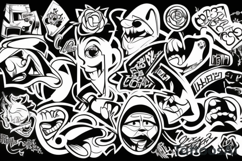graffiti tattoo idea