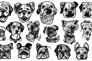Dog candy tattoo idea