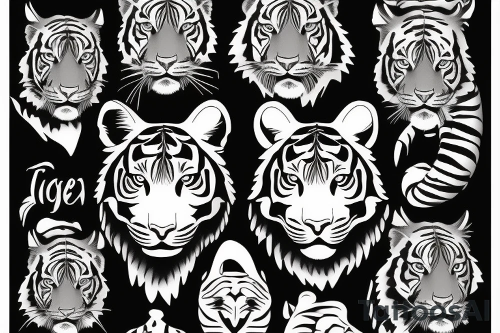 Tiger tattoo idea