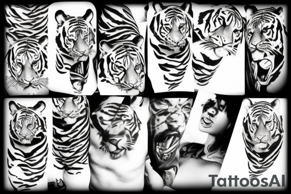 Tiger tattoo idea