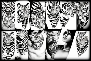 Tiger tattoo idea