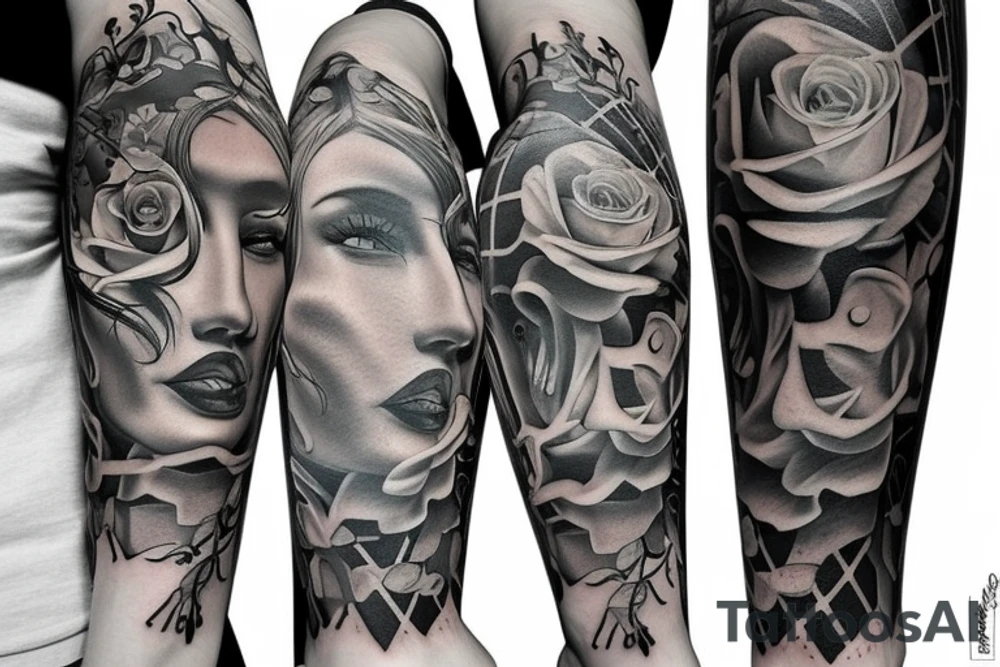 Real and unreal tattoo idea