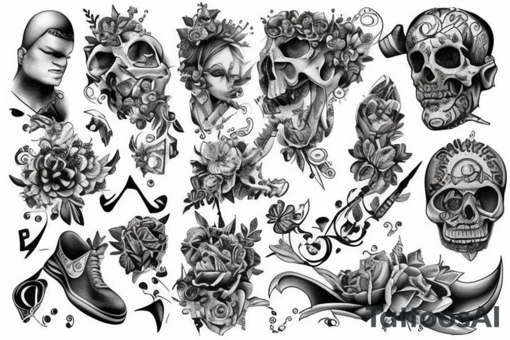 Real and unreal tattoo idea