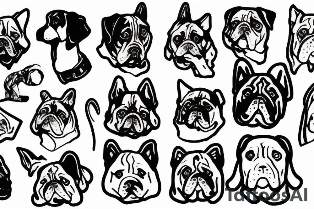 Dog candy tattoo idea