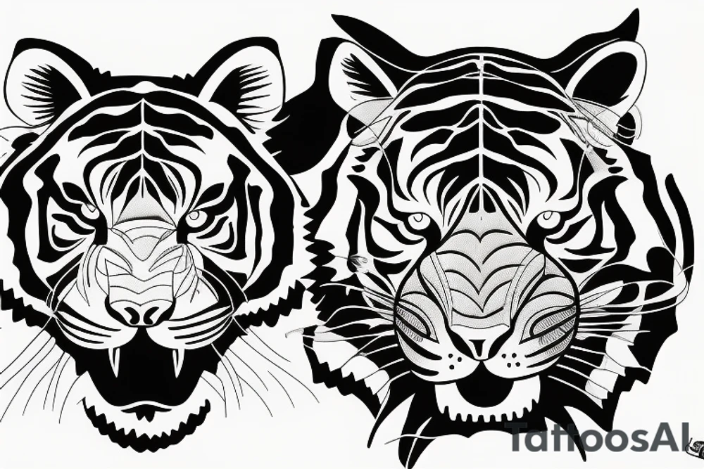 Tiger tattoo idea