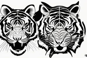 Tiger tattoo idea