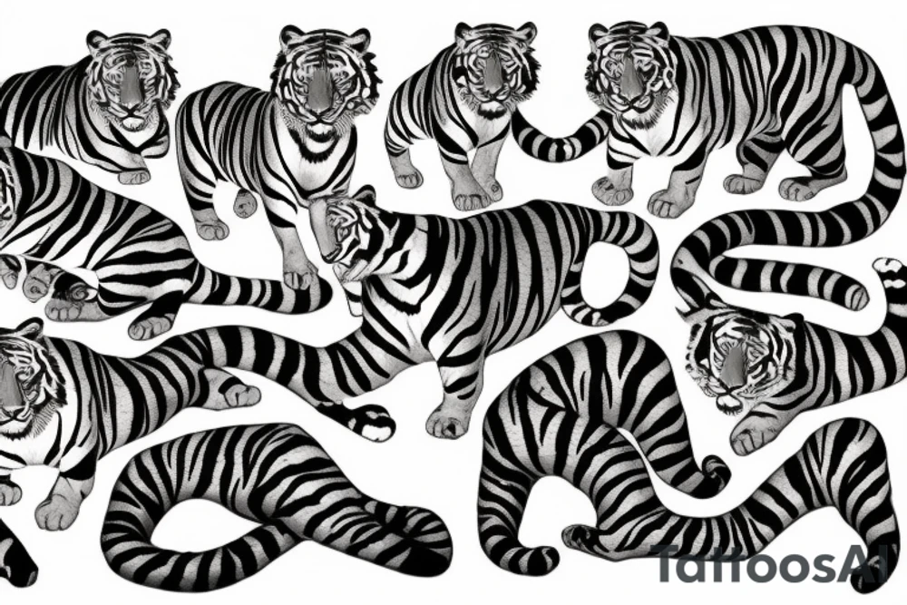 Tiger tattoo idea
