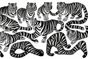 Tiger tattoo idea