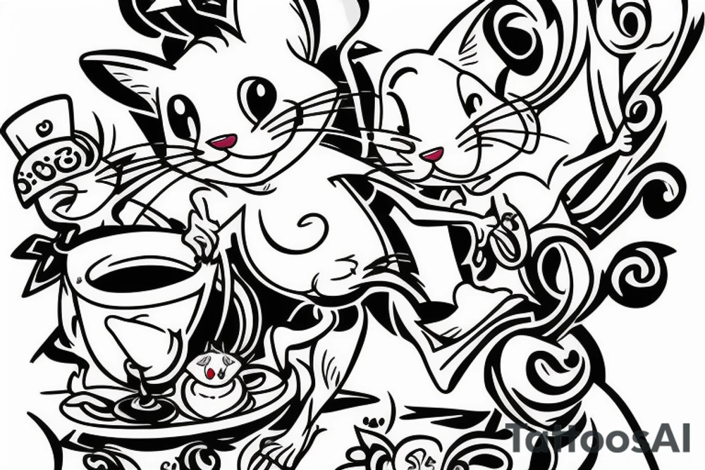 Tom and jerry tattoo idea