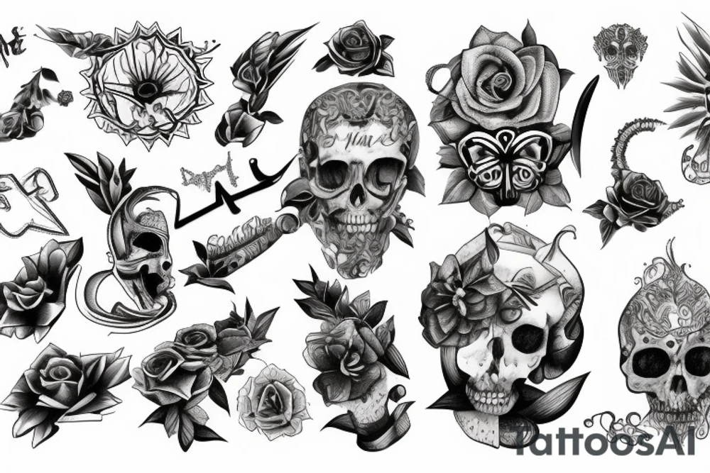 Real and unreal tattoo idea