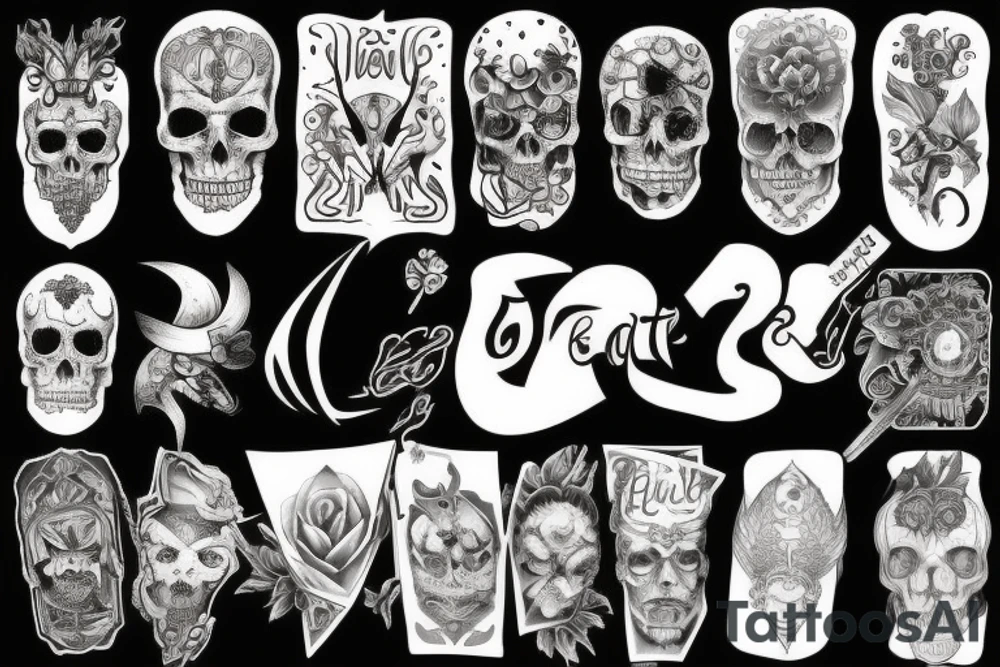 Real and unreal tattoo idea