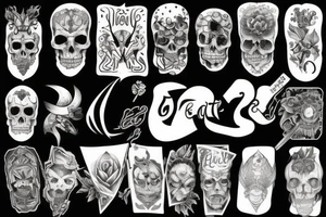 Real and unreal tattoo idea
