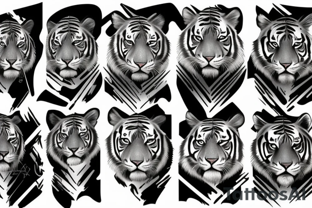 Tiger tattoo idea