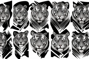 Tiger tattoo idea