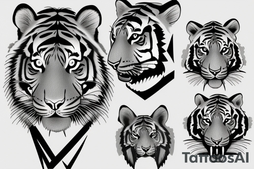 Tiger tattoo idea