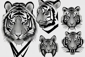 Tiger tattoo idea
