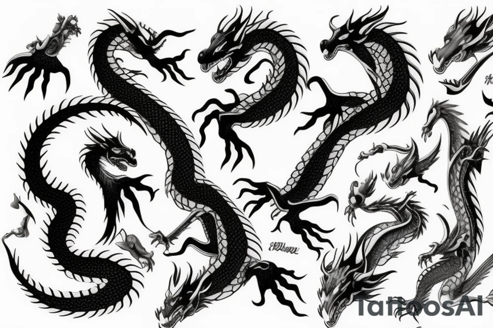 Dragon tattoo idea