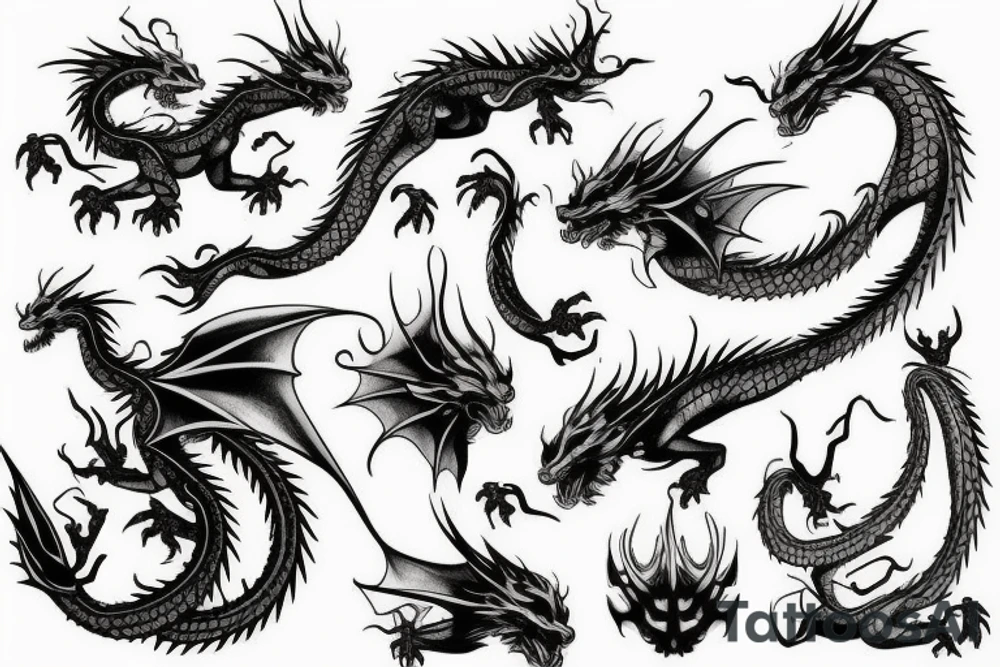 Dragon tattoo idea
