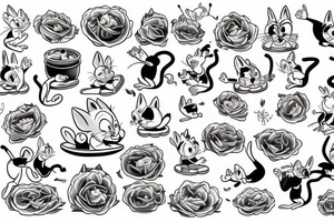 Tom and jerry tattoo idea