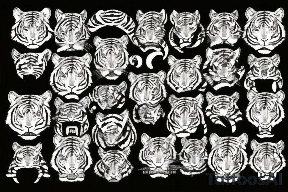 Tiger tattoo idea