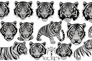 Tiger tattoo idea
