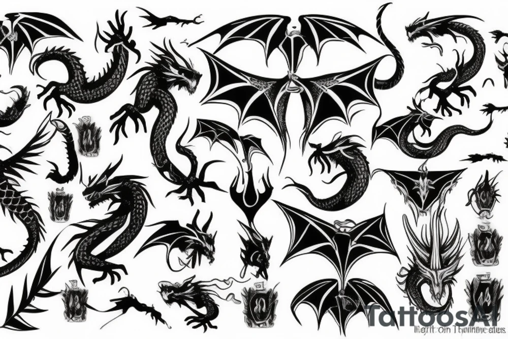 Dragon tattoo idea
