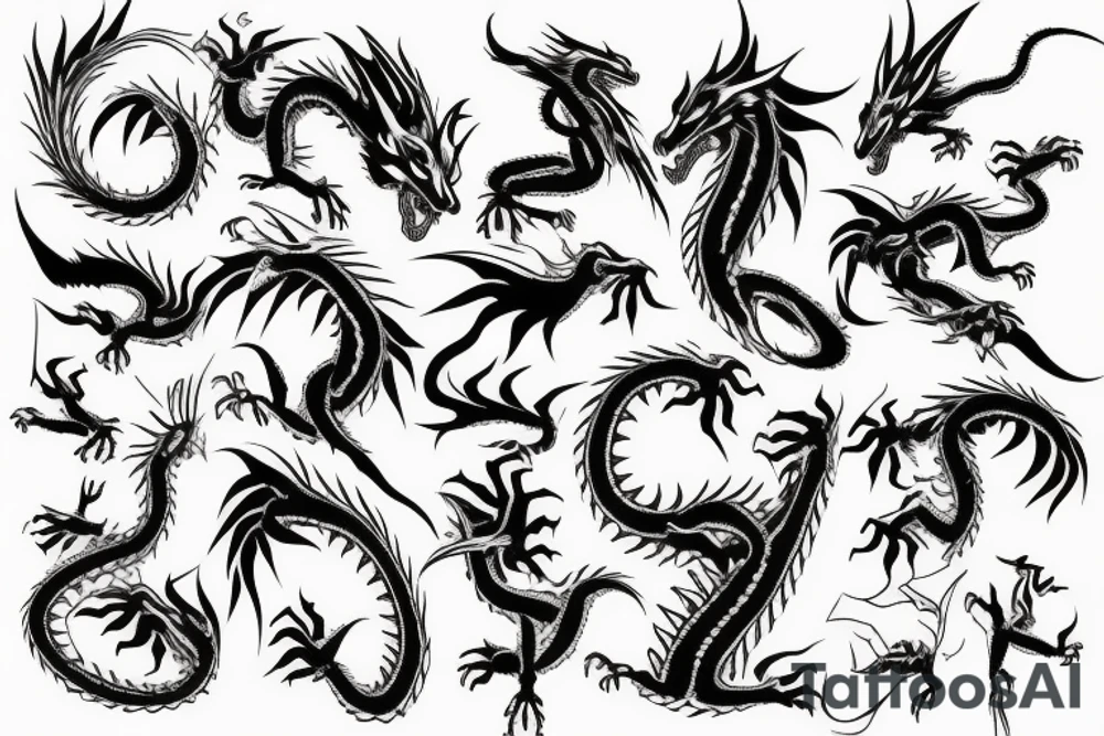 Dragon tattoo idea