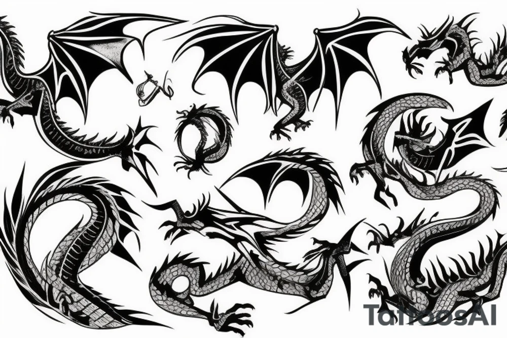 Dragon tattoo idea