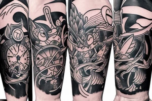 Pokémon, full arm tattoo idea