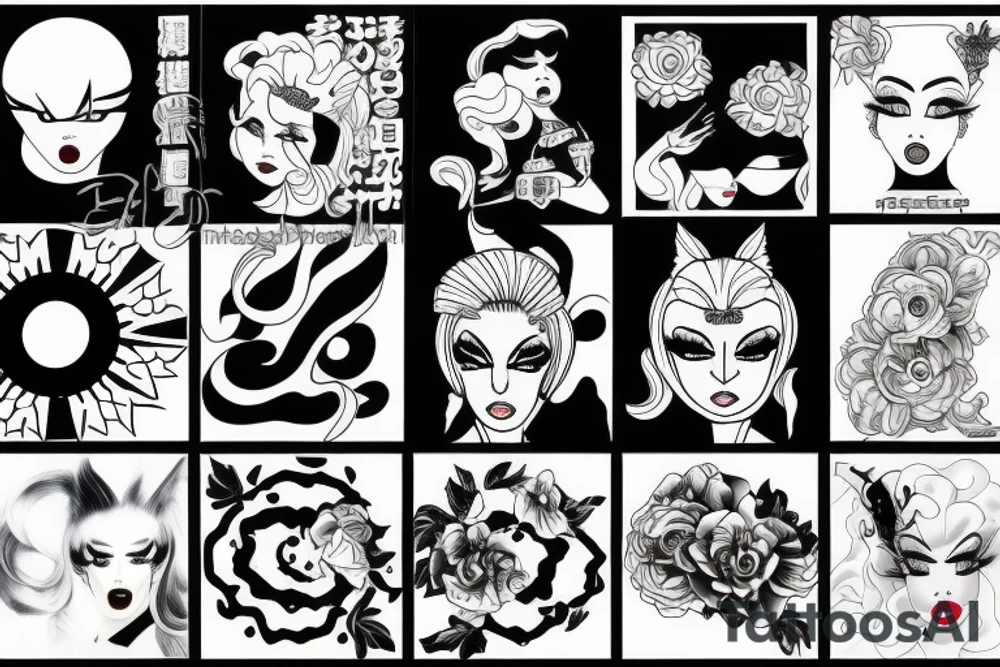 Drag race tattoo idea