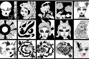 Drag race tattoo idea