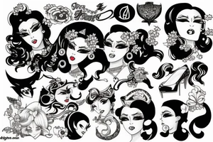 Drag race tattoo idea