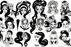 Drag race tattoo idea