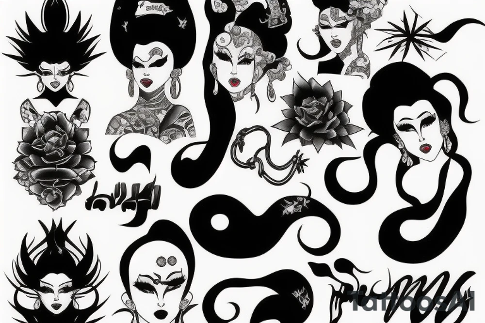 Drag race tattoo idea
